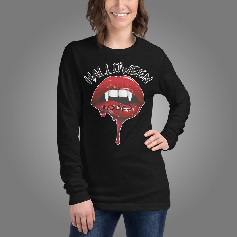 HalloweenThemedArt-UnisexLongSleeveTee-1
