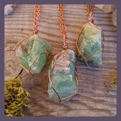 green_calcite_necklace